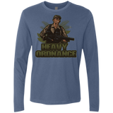 T-Shirts Indigo / Small Heavy Ordnance Men's Premium Long Sleeve