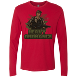 T-Shirts Red / Small Heavy Ordnance Men's Premium Long Sleeve
