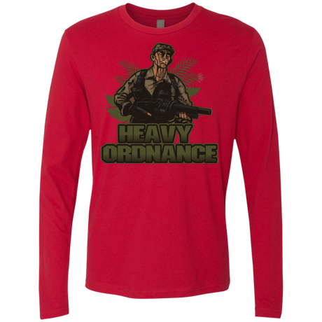T-Shirts Red / Small Heavy Ordnance Men's Premium Long Sleeve