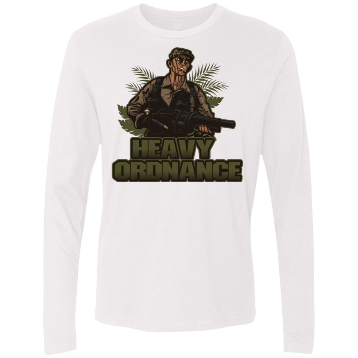 T-Shirts White / Small Heavy Ordnance Men's Premium Long Sleeve