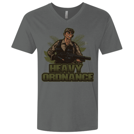 T-Shirts Heavy Metal / X-Small Heavy Ordnance Men's Premium V-Neck