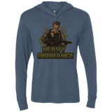 T-Shirts Indigo / X-Small Heavy Ordnance Triblend Long Sleeve Hoodie Tee