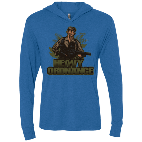 T-Shirts Vintage Royal / X-Small Heavy Ordnance Triblend Long Sleeve Hoodie Tee