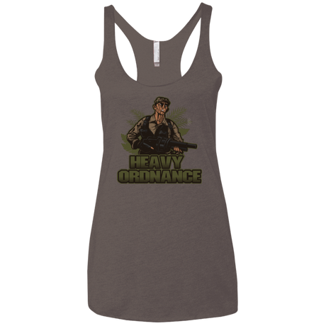 T-Shirts Macchiato / X-Small Heavy Ordnance Women's Triblend Racerback Tank
