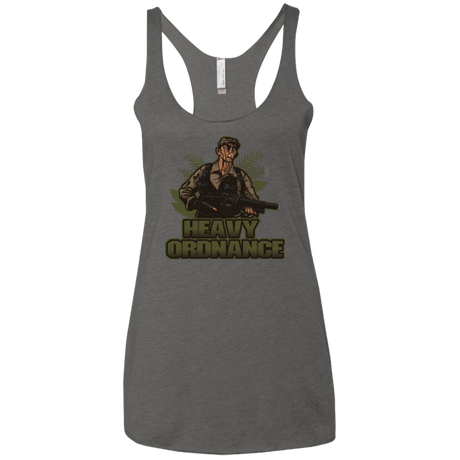 T-Shirts Premium Heather / X-Small Heavy Ordnance Women's Triblend Racerback Tank