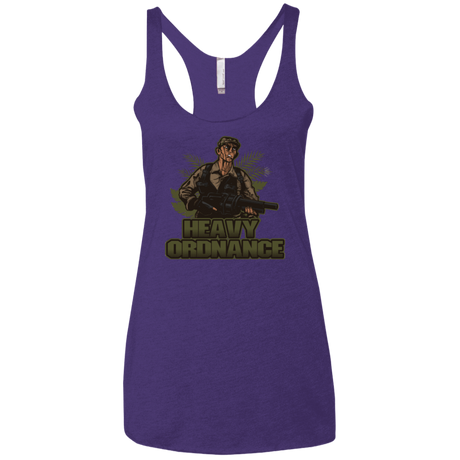 T-Shirts Purple Rush / X-Small Heavy Ordnance Women's Triblend Racerback Tank