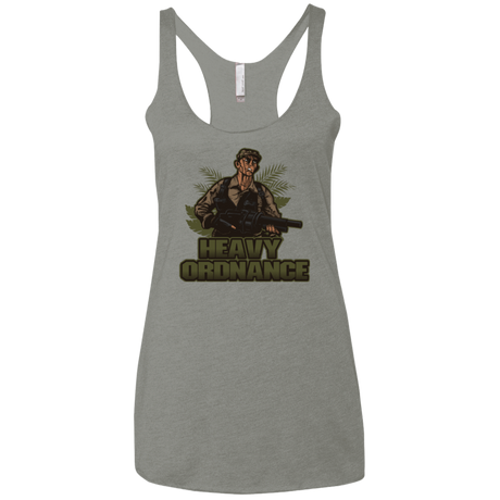 T-Shirts Venetian Grey / X-Small Heavy Ordnance Women's Triblend Racerback Tank