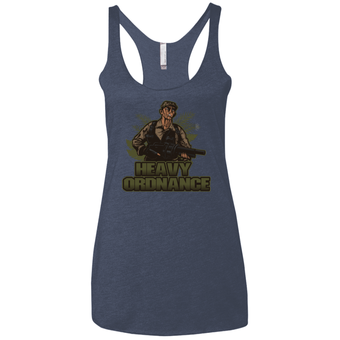 T-Shirts Vintage Navy / X-Small Heavy Ordnance Women's Triblend Racerback Tank