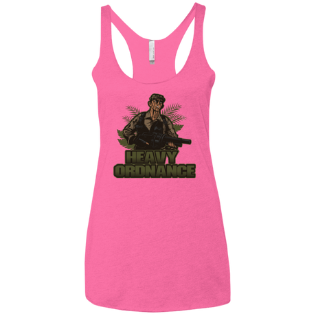 T-Shirts Vintage Pink / X-Small Heavy Ordnance Women's Triblend Racerback Tank