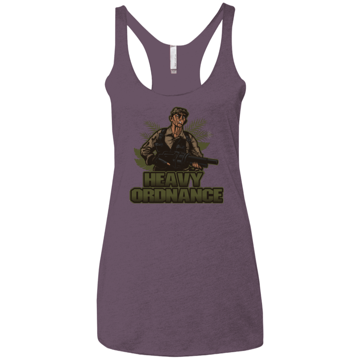 T-Shirts Vintage Purple / X-Small Heavy Ordnance Women's Triblend Racerback Tank