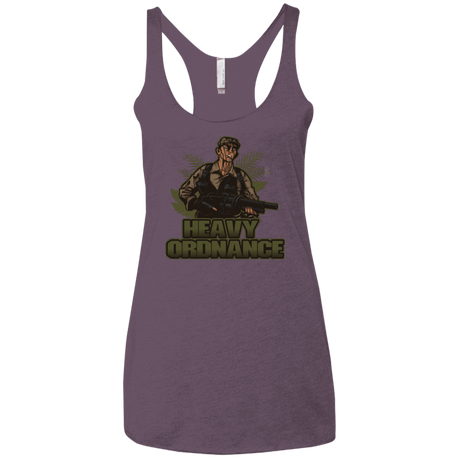 T-Shirts Vintage Purple / X-Small Heavy Ordnance Women's Triblend Racerback Tank