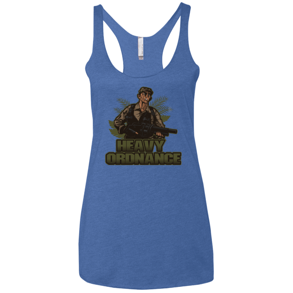 T-Shirts Vintage Royal / X-Small Heavy Ordnance Women's Triblend Racerback Tank