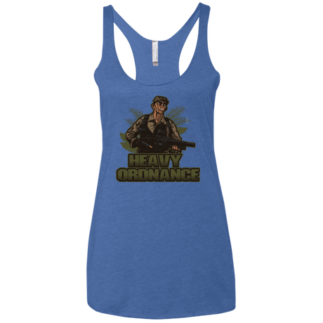 T-Shirts Vintage Royal / X-Small Heavy Ordnance Women's Triblend Racerback Tank