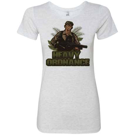 T-Shirts Heather White / Small Heavy Ordnance Women's Triblend T-Shirt