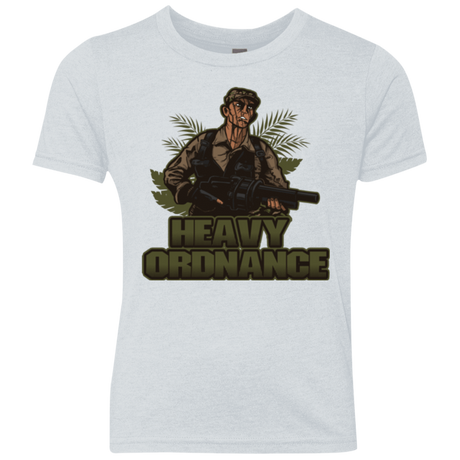 T-Shirts Heather White / YXS Heavy Ordnance Youth Triblend T-Shirt