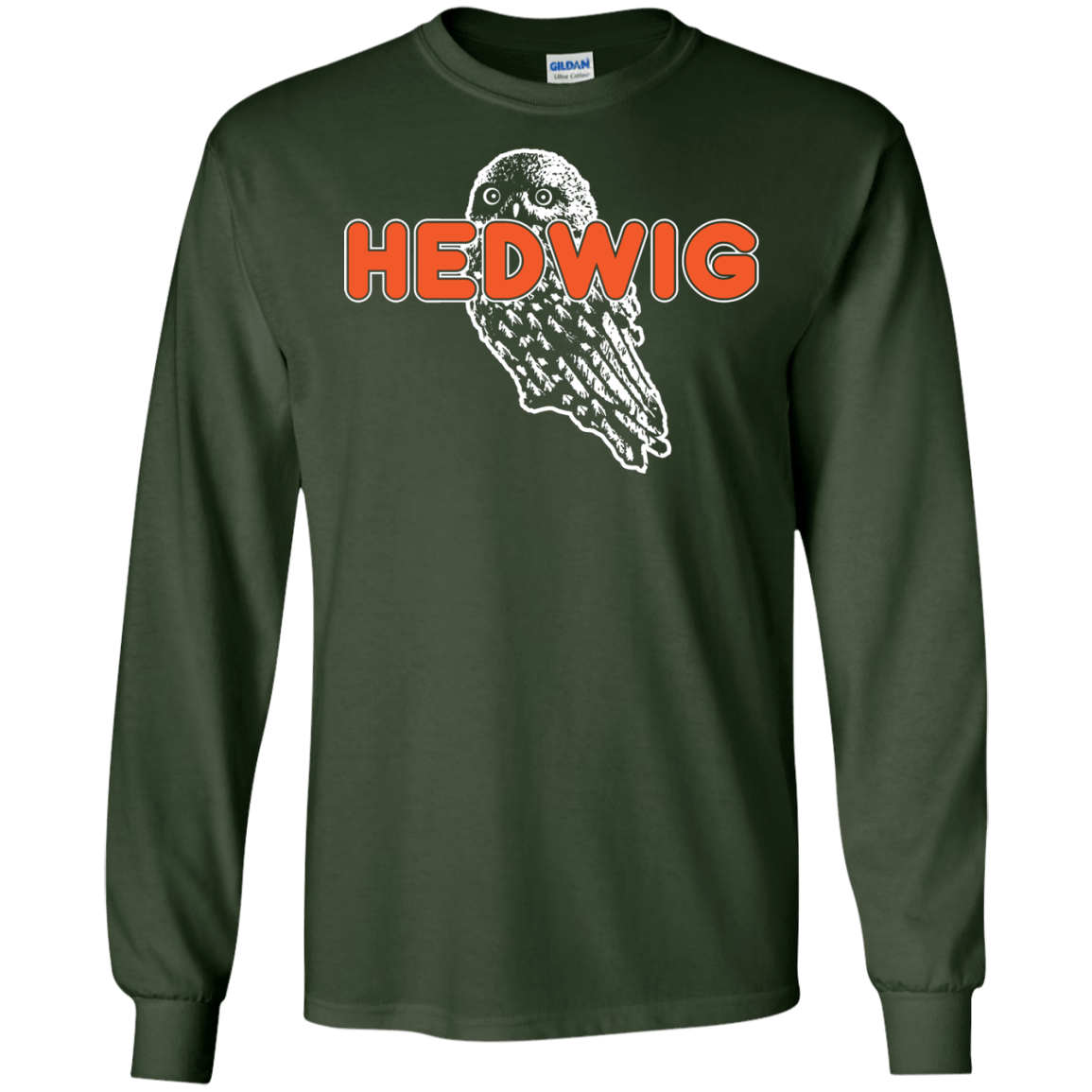 T-Shirts Forest Green / S Hedwig Men's Long Sleeve T-Shirt