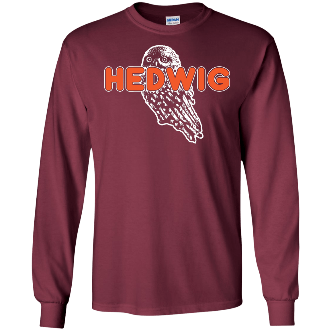 T-Shirts Maroon / S Hedwig Men's Long Sleeve T-Shirt