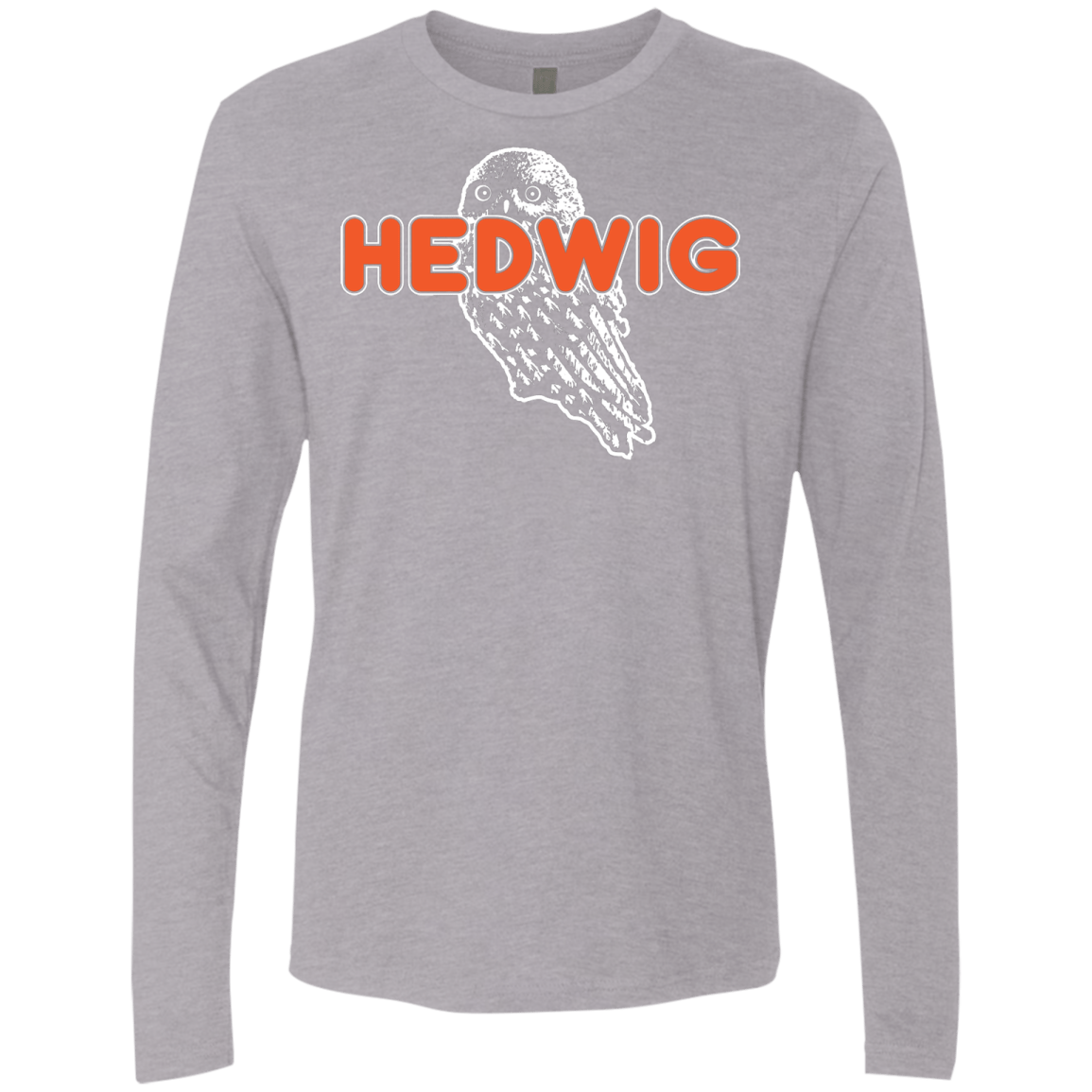 T-Shirts Heather Grey / S Hedwig Men's Premium Long Sleeve