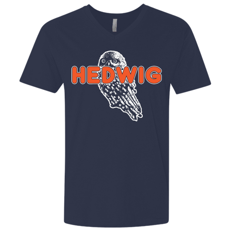 T-Shirts Midnight Navy / X-Small Hedwig Men's Premium V-Neck