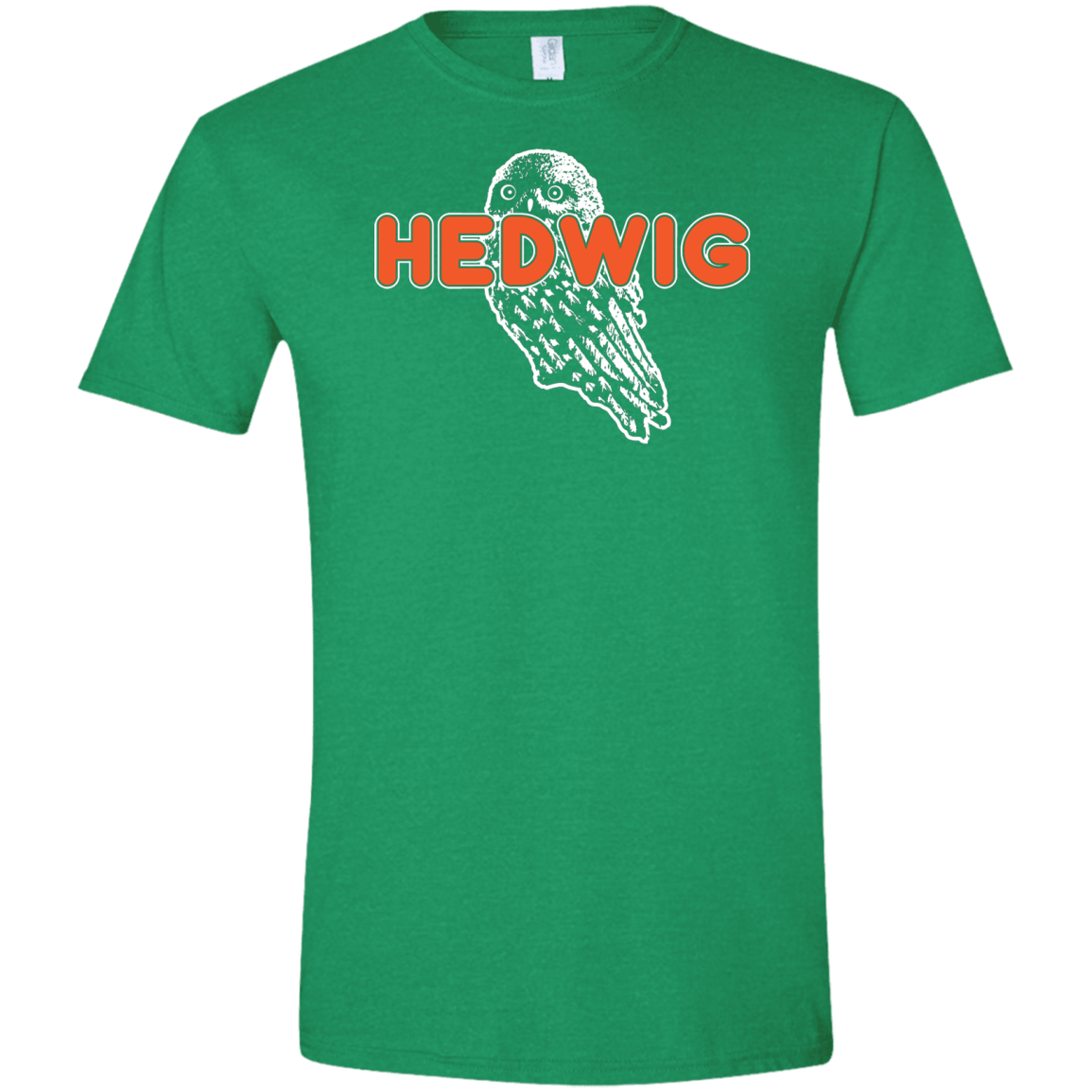 T-Shirts Heather Irish Green / S Hedwig Men's Semi-Fitted Softstyle
