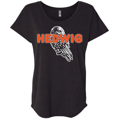 T-Shirts Vintage Black / X-Small Hedwig Triblend Dolman Sleeve