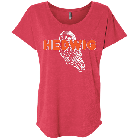 T-Shirts Vintage Red / X-Small Hedwig Triblend Dolman Sleeve