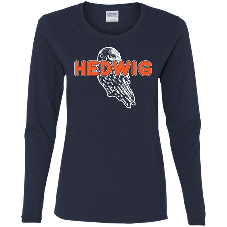 T-Shirts Navy / S Hedwig Women's Long Sleeve T-Shirt