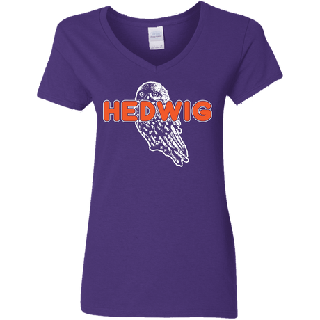 T-Shirts Purple / S Hedwig Women's V-Neck T-Shirt