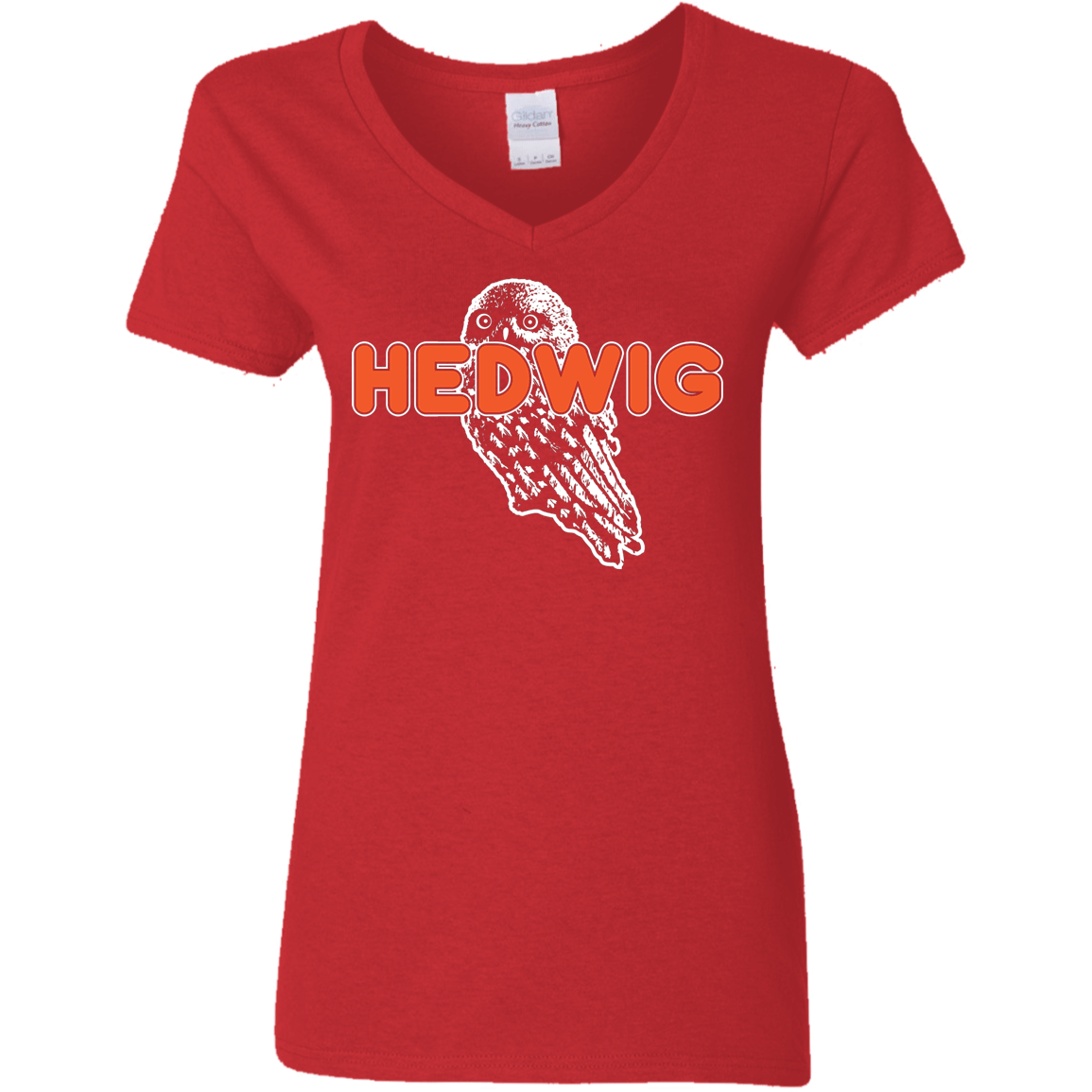 T-Shirts Red / S Hedwig Women's V-Neck T-Shirt