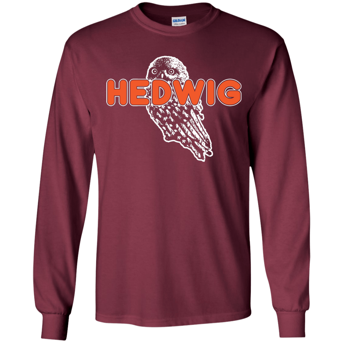 T-Shirts Maroon / YS Hedwig Youth Long Sleeve T-Shirt