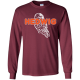 T-Shirts Maroon / YS Hedwig Youth Long Sleeve T-Shirt