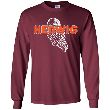 T-Shirts Maroon / YS Hedwig Youth Long Sleeve T-Shirt