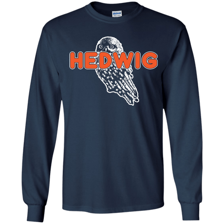 T-Shirts Navy / YS Hedwig Youth Long Sleeve T-Shirt
