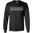 T-Shirts Black / S Hehehe Men's Long Sleeve T-Shirt