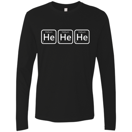 T-Shirts Black / S Hehehe Men's Premium Long Sleeve