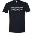 T-Shirts Black / X-Small Hehehe Men's Semi-Fitted Softstyle