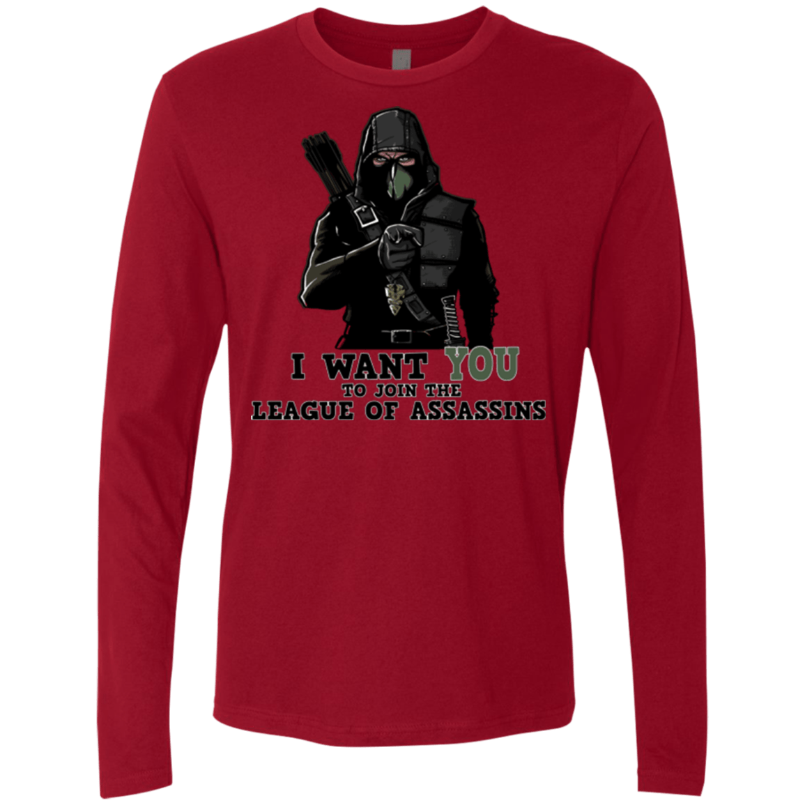 T-Shirts Cardinal / Small Heir to the Demon Men's Premium Long Sleeve