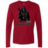 T-Shirts Cardinal / Small Heir to the Demon Men's Premium Long Sleeve