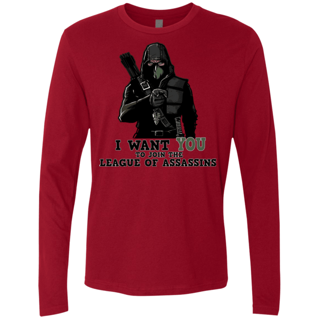 T-Shirts Cardinal / Small Heir to the Demon Men's Premium Long Sleeve