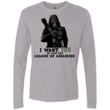 T-Shirts Heather Grey / Small Heir to the Demon Men's Premium Long Sleeve