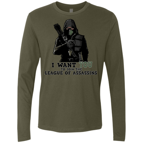 T-Shirts Military Green / Small Heir to the Demon Men's Premium Long Sleeve