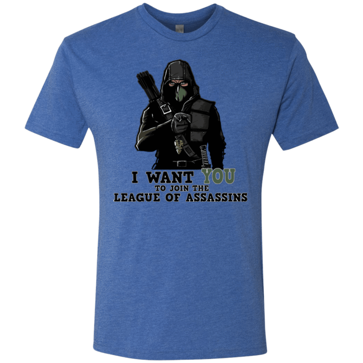 T-Shirts Vintage Royal / Small Heir to the Demon Men's Triblend T-Shirt