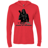 T-Shirts Vintage Red / X-Small Heir to the Demon Triblend Long Sleeve Hoodie Tee