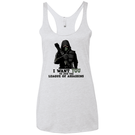 T-Shirts Heather White / X-Small Heir to the Demon Women's Triblend Racerback Tank