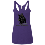 T-Shirts Purple / X-Small Heir to the Demon Women's Triblend Racerback Tank