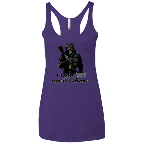 T-Shirts Purple / X-Small Heir to the Demon Women's Triblend Racerback Tank