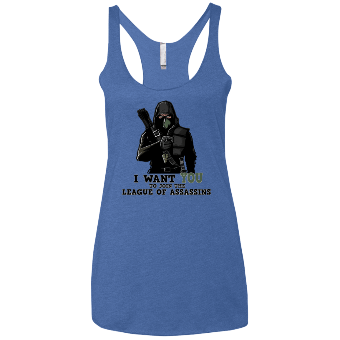 T-Shirts Vintage Royal / X-Small Heir to the Demon Women's Triblend Racerback Tank