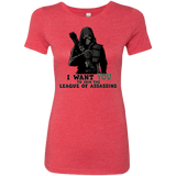 T-Shirts Vintage Red / Small Heir to the Demon Women's Triblend T-Shirt