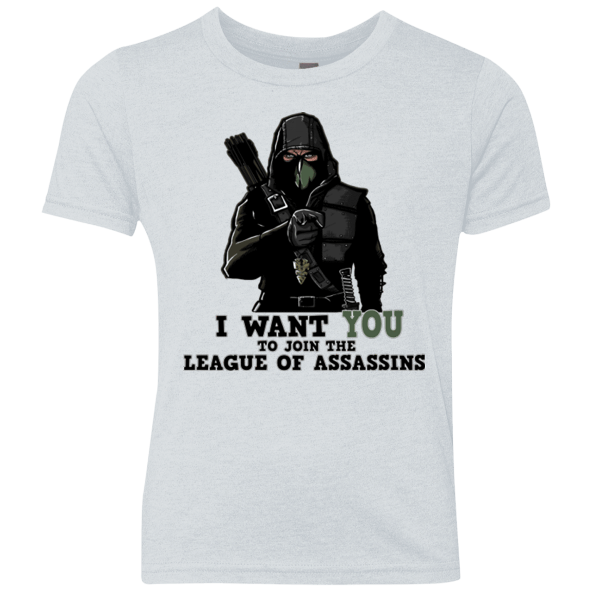 T-Shirts Heather White / YXS Heir to the Demon Youth Triblend T-Shirt