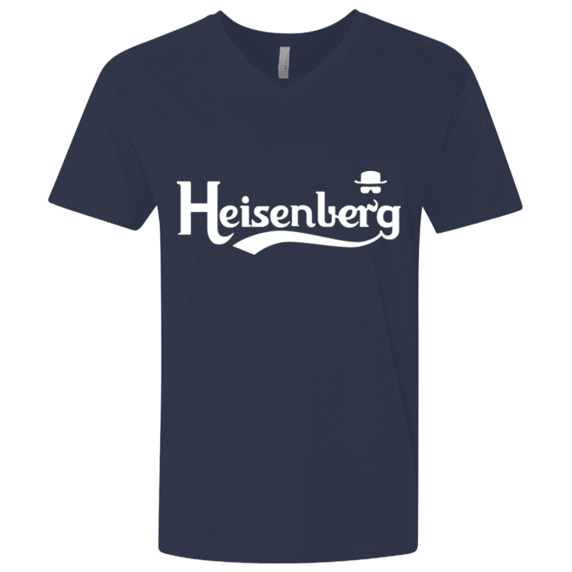 T-Shirts Midnight Navy / X-Small Heisenberg (1) Men's Premium V-Neck